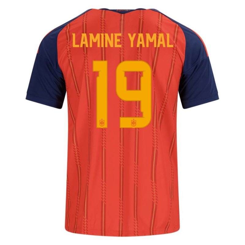 Spanien LAMINE YAMAL 2026/27 Heimtrikot - Rot