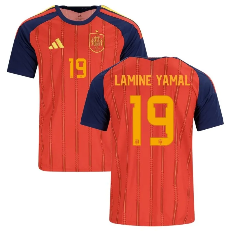 Spanien LAMINE YAMAL 2026/27 Heimtrikot - Rot