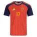 Conjunto Local Infantil España WILLIAMS JR 2026/27 - Rojo
