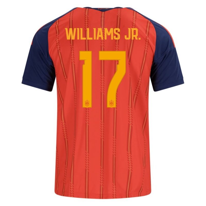 Conjunto Local Infantil España WILLIAMS JR 2026/27 - Rojo