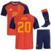 Spanien PEDRI 2026/27 Heimkit Kinder - Rot