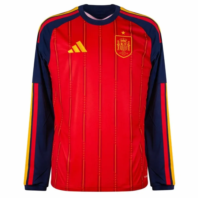 Spain 2026/27 Home Long Sleeve Jersey - Red