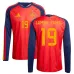 Camiseta local manga larga España LAMINE YAMAL 2026/27 - Roja