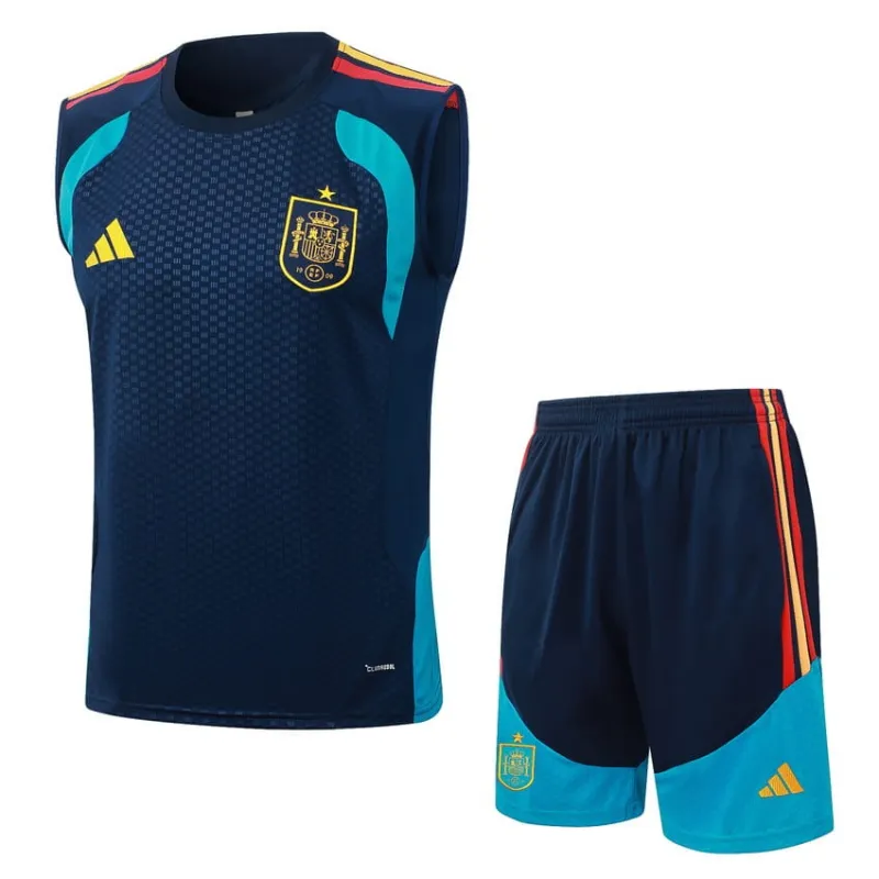 Completo Gilet Spagna 2026/27 Blu Scuro