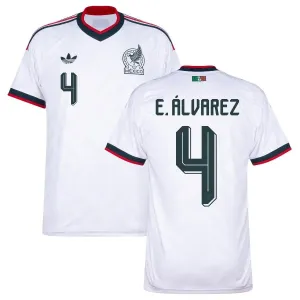 Maillot Extérieur Mexique E. ALVAREZ 2026/27 Blanc