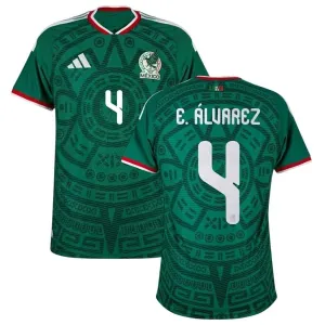 Maillot Domicile Mexique E. ALVAREZ 2026/27 Vert