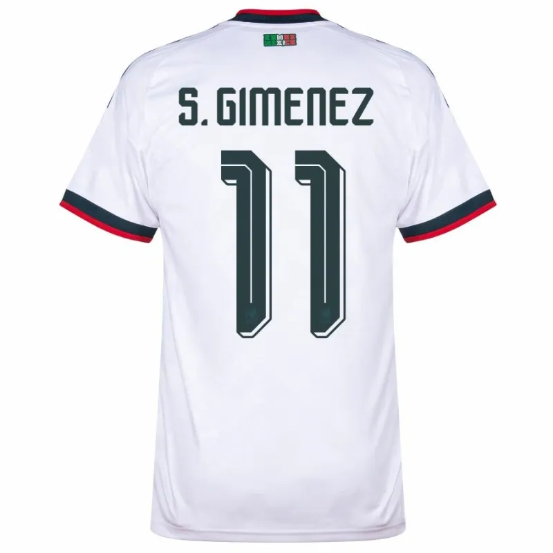 Mexico S. GIMENEZ 2026/27 Away Kids Kit White