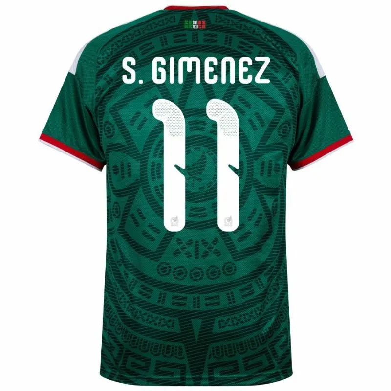 Mexico S. GIMENEZ 2026/27 Home Jersey Green
