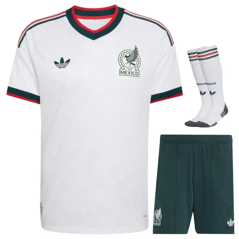 Mexico 2026/27 kids away jersey set white