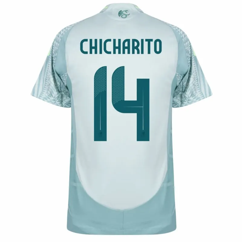 Chicharito Mexico 2024/25 Away Fan Jersey - Green