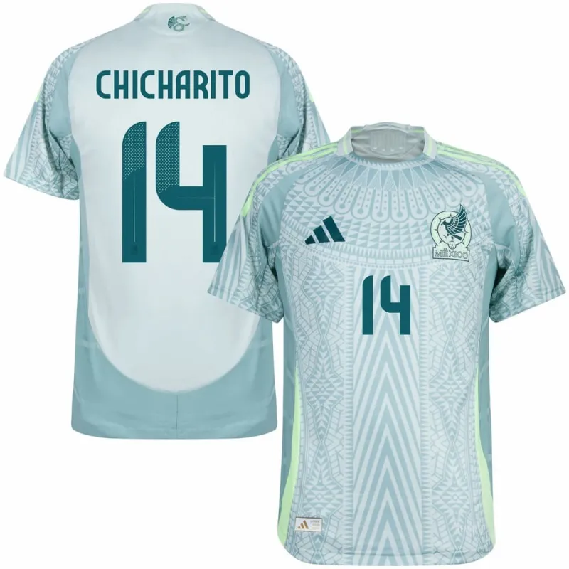 Chicharito Mexico 2024/25 Away Fan Jersey - Green