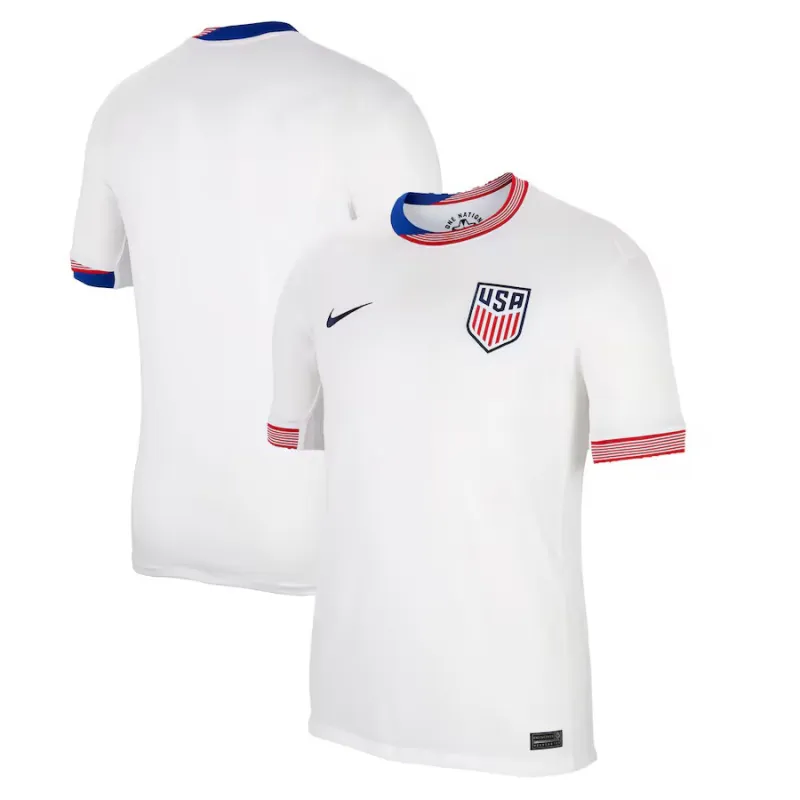 Das Heimtrikot der US-Mannschaft 2024/25, Spielerversion, weiß