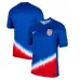 The US team's 2024/25 away jersey, fan version, blue/white