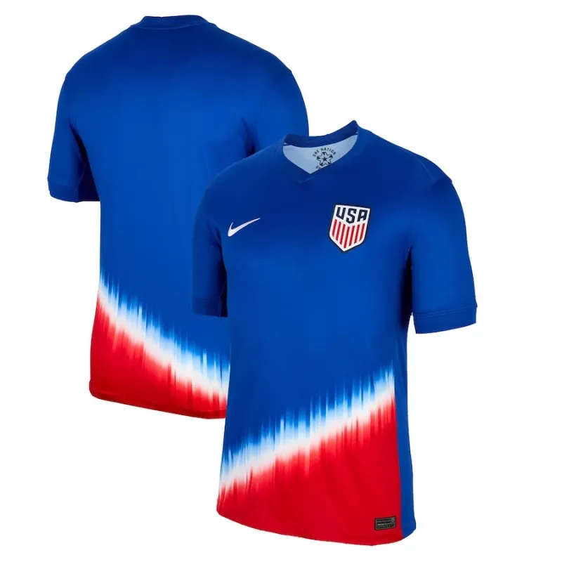 The US team's 2024/25 away jersey, fan version, blue/white