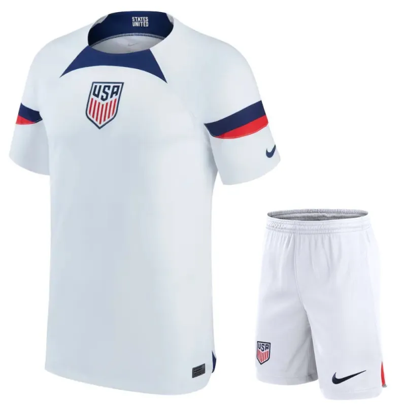 Ensemble Domicile Enfant États-Unis 2022/23 Blanc