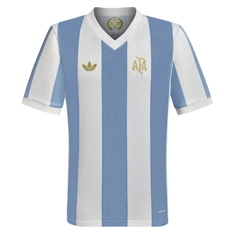 Argentinien 50. Jahrestag Kinder Trikot - Helle Blau