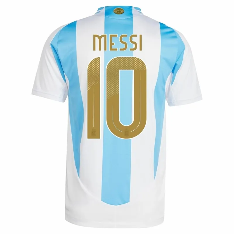 Messi, Argentinien 2024/25 Heimtrikot (Himmelblau)