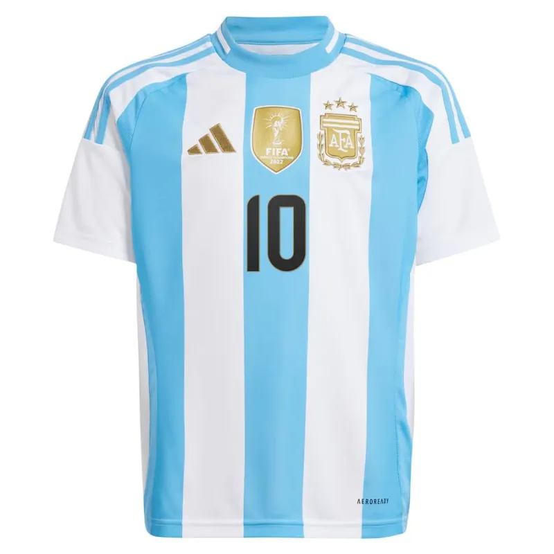 Argentinien 2024/25 Heim Kinder-Trikot (Himmelblau)