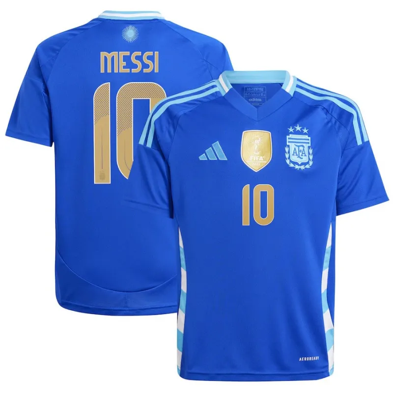 Argentina 2024/25 Away Kids' Jersey (Sky Blue)