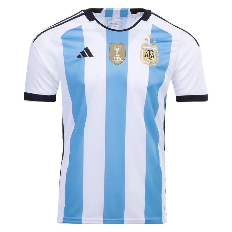 Argentinien 2022/23 3-Sterne Heimtrikot (Himmelblau)