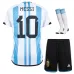 Messi Argentina 2022 Mondiale Bambino Set - Azzurro Cielo