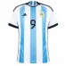 J. ALVAREZ, Argentinien 2022 Weltmeisterschaft Heimtrikot (Himmelblau)