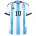 Messi, Maglia di casa dell'Argentina per la Coppa del mondo 2022 (Blu celeste)