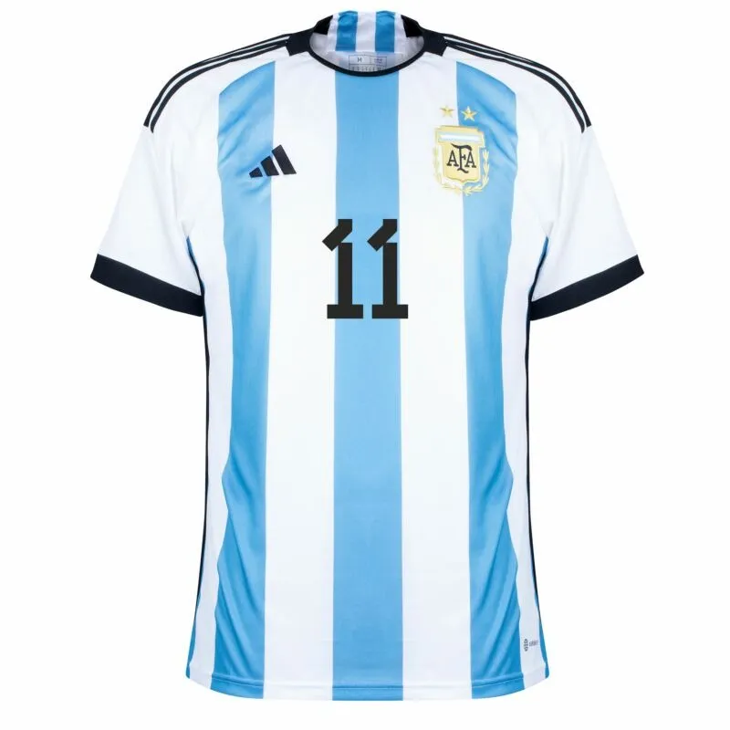 Di Maria, Maglia di casa dell'Argentina per la Coppa del mondo 2022 (Blu celeste)