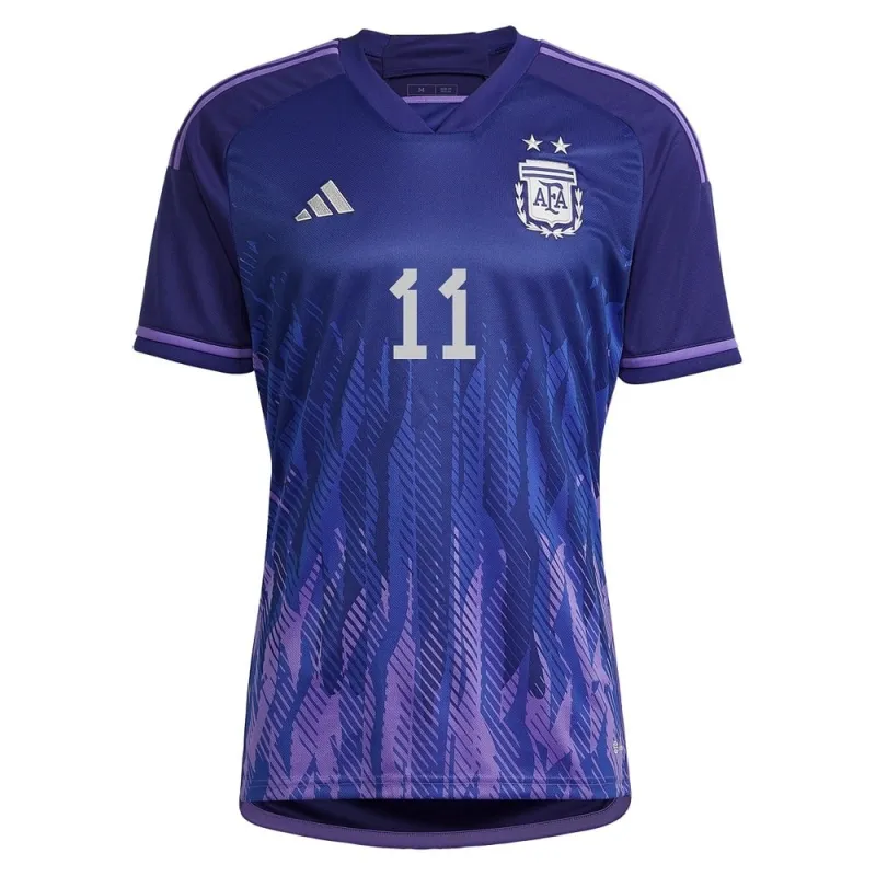 DI MARIA, Argentina 2022 World Cup Away Jersey (Blue)