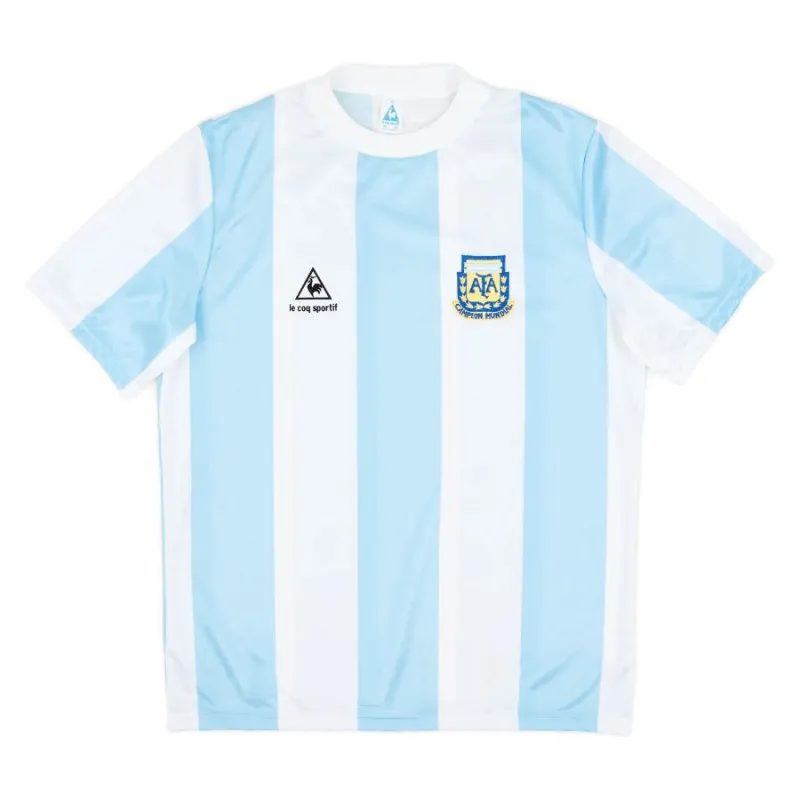Argentina 1986 Maglia da campo (Blu e Bianca)