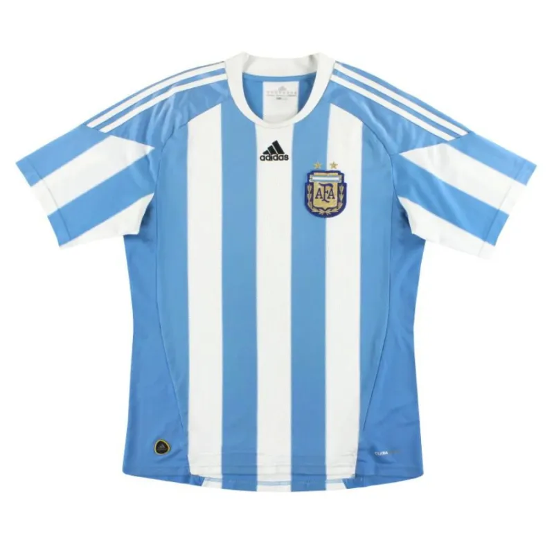 Argentina 2010 Maglia da campo (Blu e Bianca)