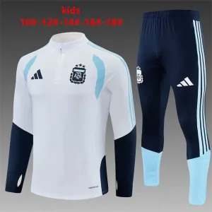 Argentine 2026/27 Ensemble Sport Enfant blanc