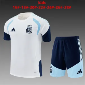Argentine 2026/27 Ensemble Entraînement Enfan blanc
