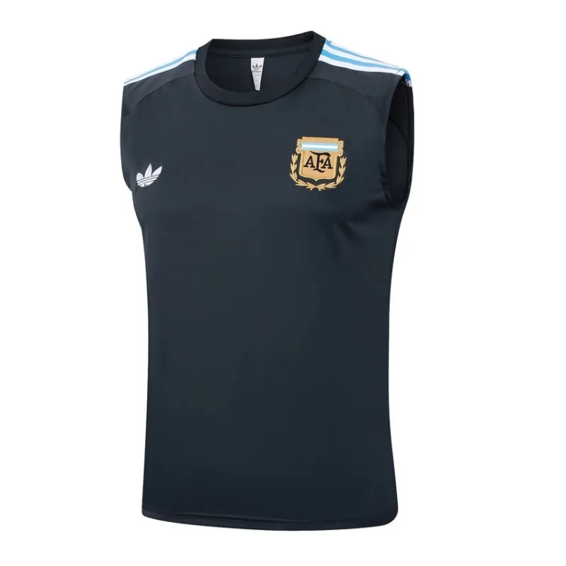 Argentinien 2025/26 Trägershirt + Shorts Set - Dunkelblau