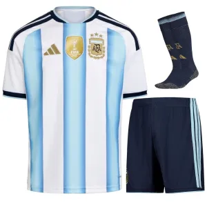 Argentine 2026/27 Ensemble enfant domicile - Bleu/Blanc