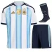 Argentina 2026/27 Conjunto infantil local - Azul/Blanco