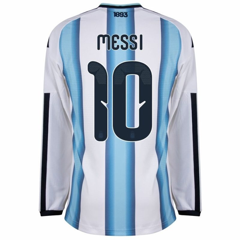 Argentina MESSI 2026/27 Home Long Sleeve Jersey - Blue/White