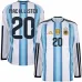 Argentina MAC ALLISTER 2026/27 Home Long Sleeve Jersey - Blue/White