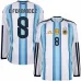Argentina E.FERNANDEZ 2026/27 Home Long Sleeve Jersey - Blue/White