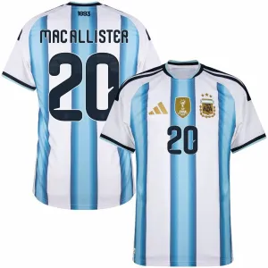 Maillot domicile Argentine MAC ALLISTER 2026/27 - Bleu/Blanc