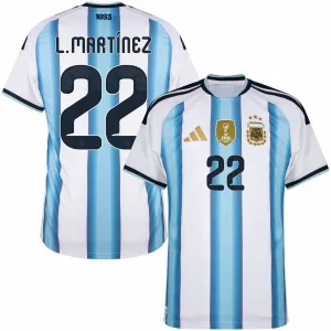 Maillot domicile Argentine L.MARTINEZ 2026/27 - Bleu/Blanc