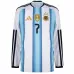 Argentina DE PAUL 2026/27 Home Long Sleeve Jersey - Blue/White