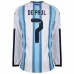 Argentina DE PAUL 2026/27 Home Long Sleeve Jersey - Blue/White
