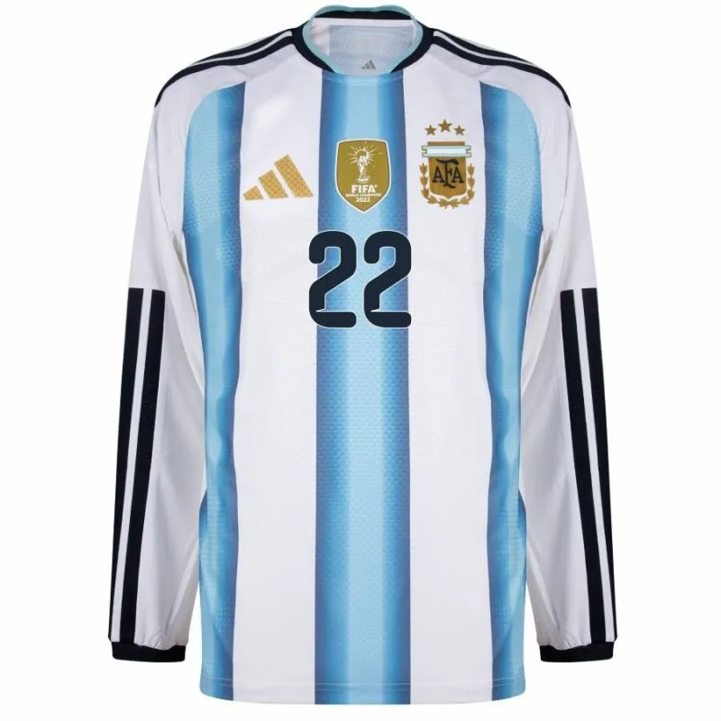 Argentina L.MARTINEZ 2026/27 Home Long Sleeve Jersey - Blue/White