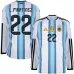 Argentina L.MARTINEZ 2026/27 Home Long Sleeve Jersey - Blue/White
