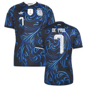 Maillot Extérieur Argentine DE PAUL 2026/27 Bleu