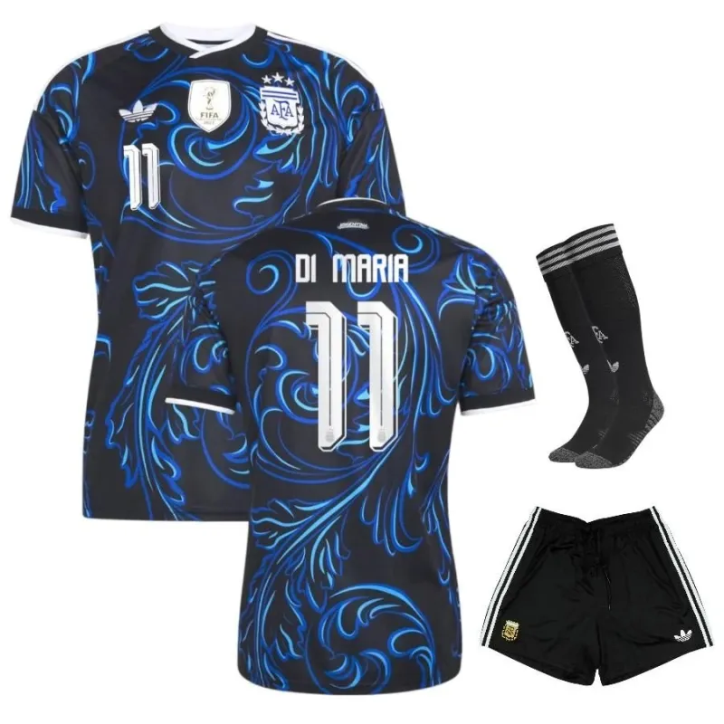 Argentina DI MARIA 2026/27 Kids Away Set Blue