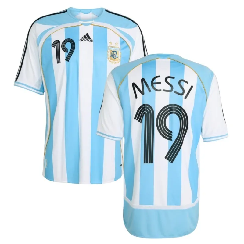 Maglia Home Retro Argentina MESSI 2006 Blu Bianco