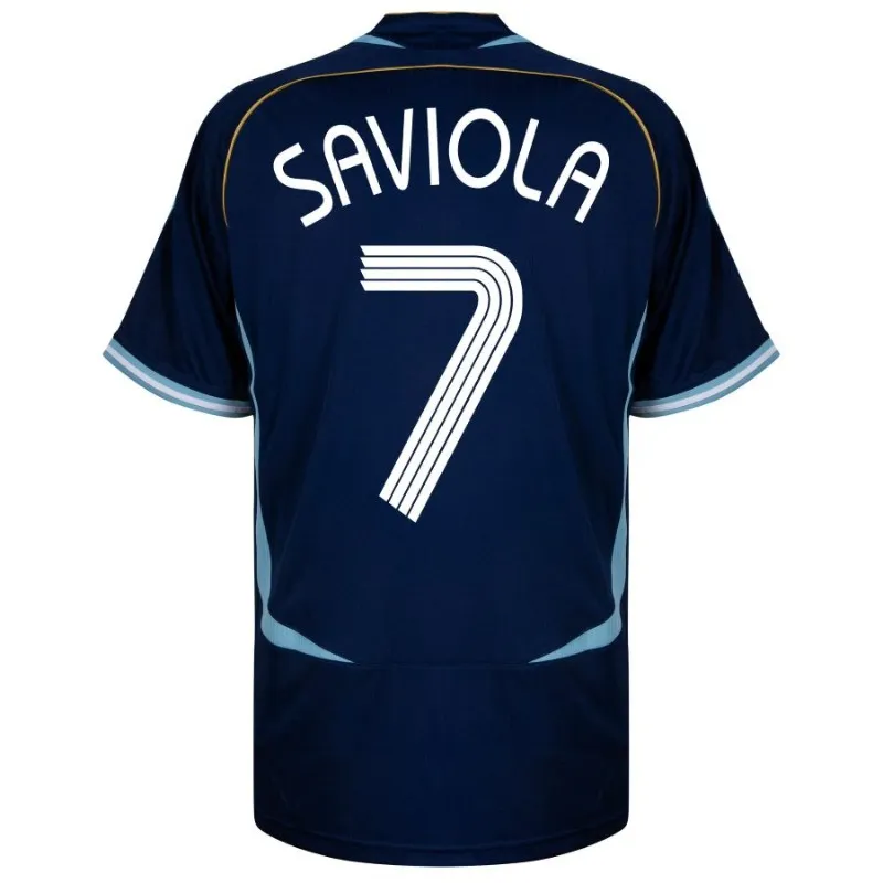 Argentinien SAVIOLA 2006 Retro Auswärtstrikot Blau