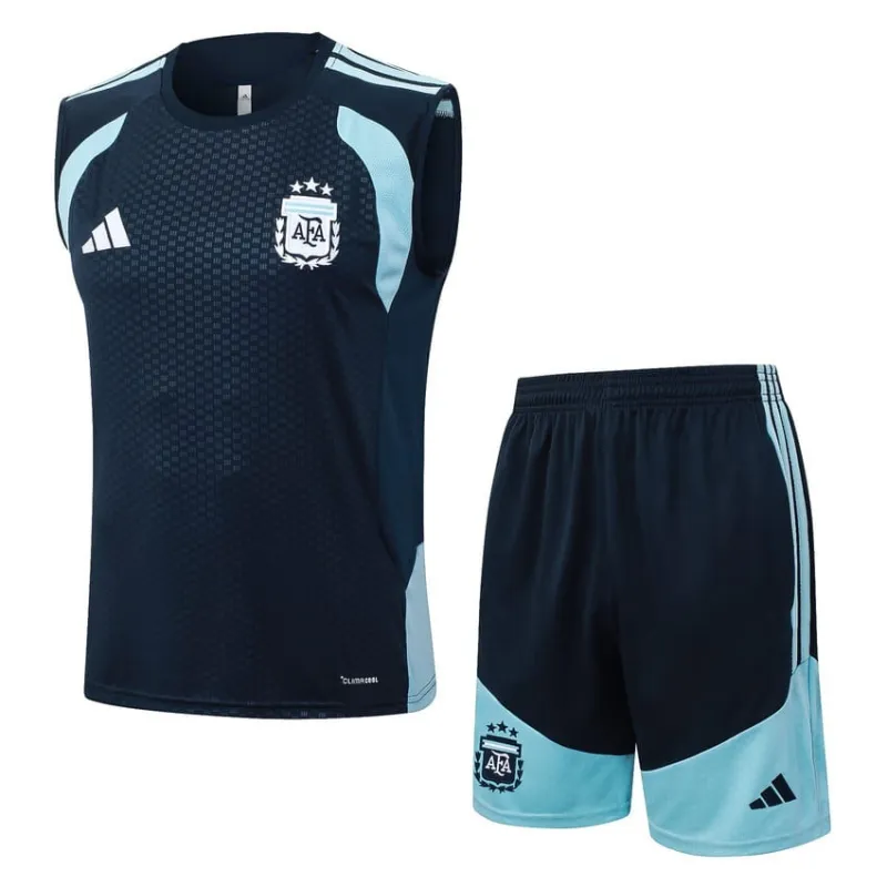 Ensemble Gilet Argentine 2026/27 Bleu Foncé